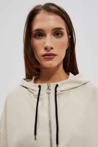 WOMEN'S SWEATSHIRT L-BL-4014 LBEIGE