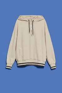 WOMEN'S SWEATSHIRT L-BL-4014 LBEIGE