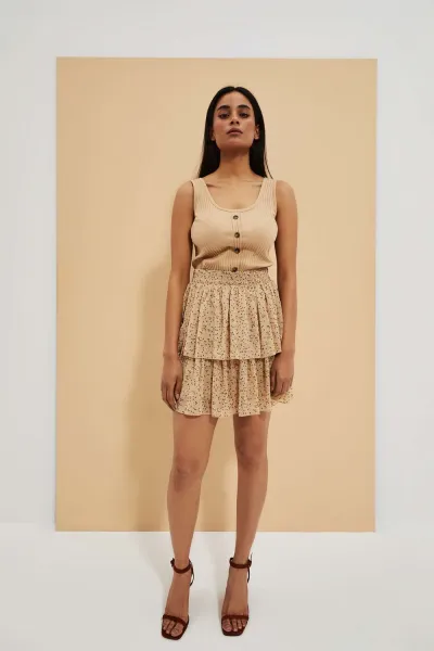 WOMEN'S SKIRT L-SC-4011 D.Beige