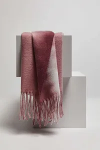 Marisse Smooth Scarf With Delicate Fringes
