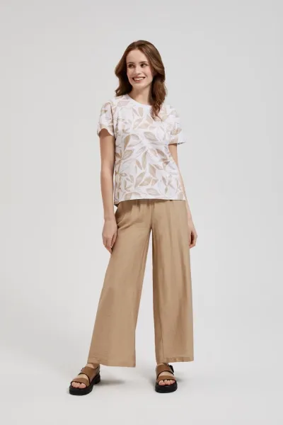 Marisse Women's Blouse L-Ts-4359 Beige