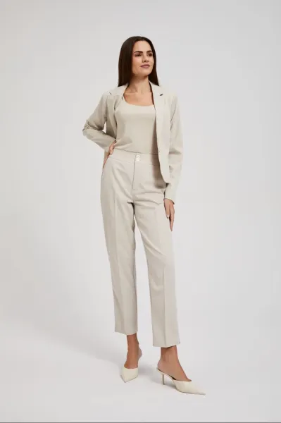 Marisse Women's Trousers L-Sp-4315 L.Beige