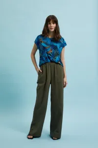 Marisse Women's Blouse L-Ts-4397 Navy