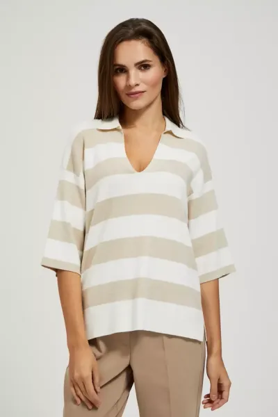 Marisse Women's Sweater L-Sw-4300 L.Beige