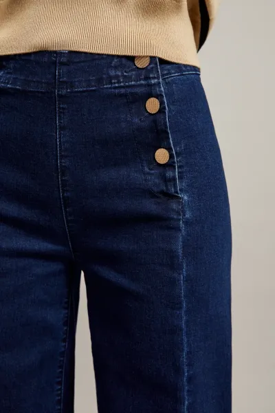 Marisse Women's Jeans Z-Je-4500 Dark Navy