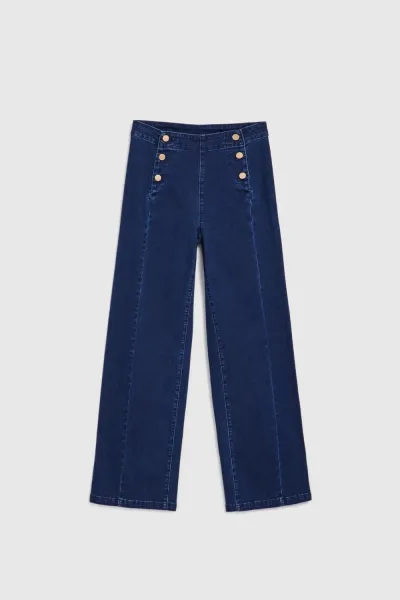 Marisse Women's Jeans Z-Je-4500 Dark Navy