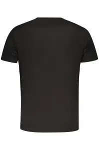 Čierne pánske tričko s krátkym rukávom
