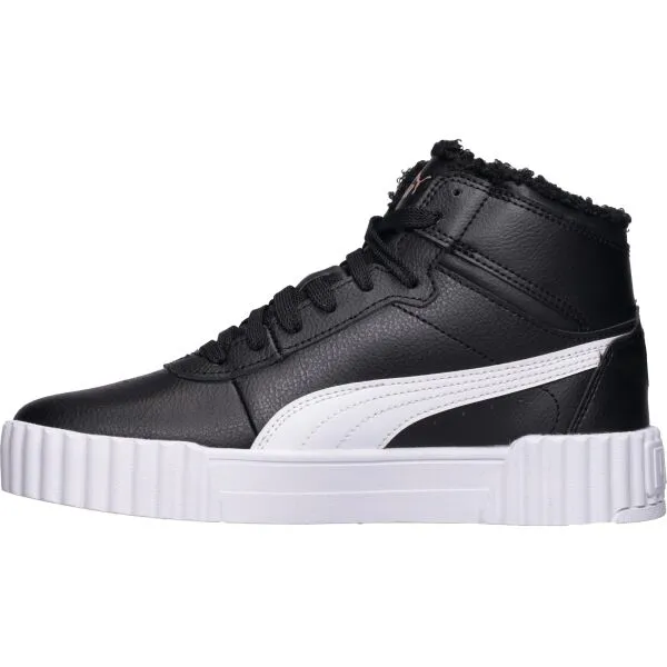 Puma CARINA 3.0 MID WINTR JR Detské zimné tenisky, čierna, veľkosť 37