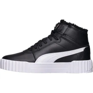 Puma CARINA 3.0 MID WINTR JR Detské zimné tenisky, čierna, veľkosť 37