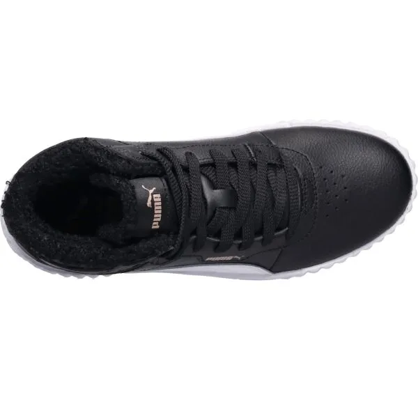 Puma CARINA 3.0 MID WINTR JR Detské zimné tenisky, čierna, veľkosť 37
