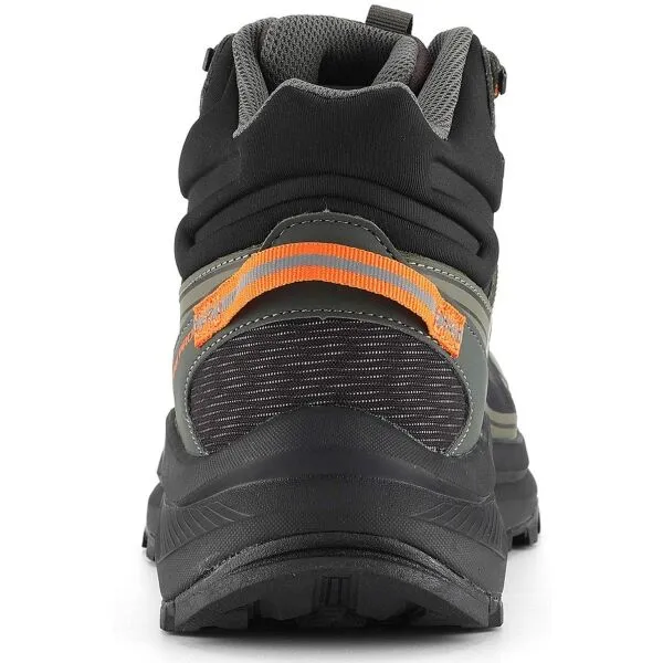 ALPINE PRO ARLES MID Pánska outdoorová obuv, khaki, veľkosť