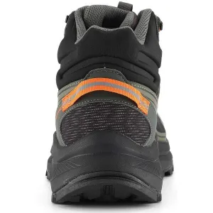 ALPINE PRO ARLES MID Pánska outdoorová obuv, khaki, veľkosť