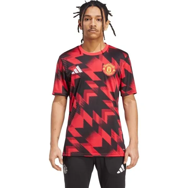 adidas MANCHESTER UNITED FC PRESHI Pánske športové tričko, červená, veľkosť