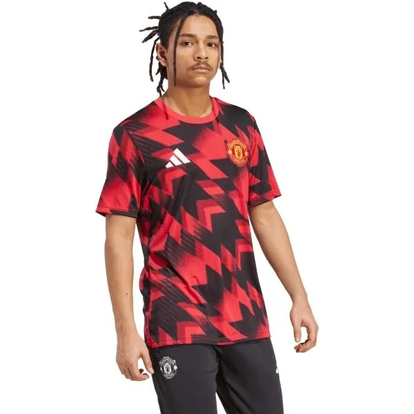 adidas MANCHESTER UNITED FC PRESHI Pánske športové tričko, červená, veľkosť
