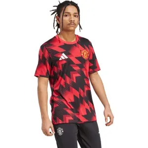 adidas MANCHESTER UNITED FC PRESHI Pánske športové tričko, červená, veľkosť