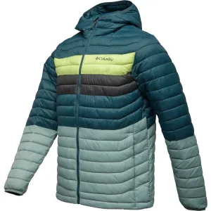 Columbia POWDER PASS HOODED JACKET Pánska outdoorová bunda, modrá, veľkosť