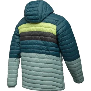 Columbia POWDER PASS HOODED JACKET Pánska outdoorová bunda, modrá, veľkosť