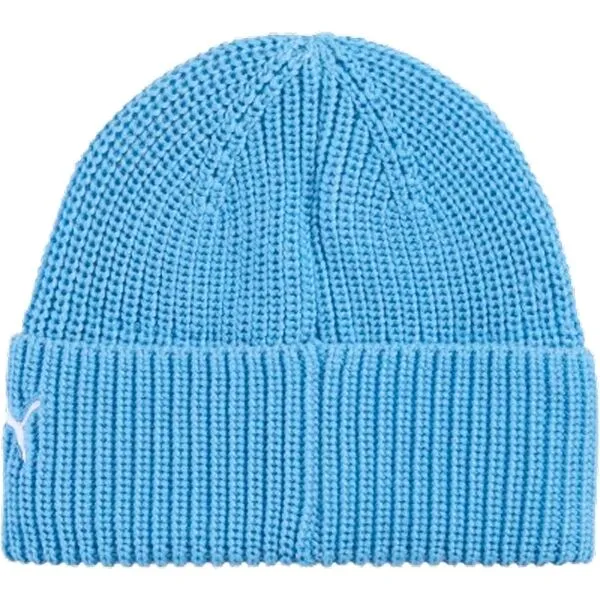 Puma MANCHESTER CITY FC ESSENTIALS BEANIE Zimná čiapka, svetlomodrá, veľkosť