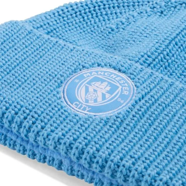 Puma MANCHESTER CITY FC ESSENTIALS BEANIE Zimná čiapka, svetlomodrá, veľkosť
