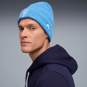 Puma MANCHESTER CITY FC ESSENTIALS BEANIE Zimná čiapka, svetlomodrá, veľkosť