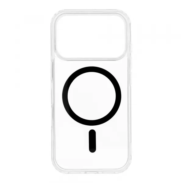 Drop Glue Colorful Ring Mag Cover s MagSafe, iPhone 17 Pro, čierny