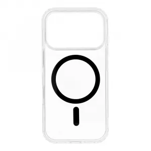 Drop Glue Colorful Ring Mag Cover s MagSafe, iPhone 17 Pro, čierny