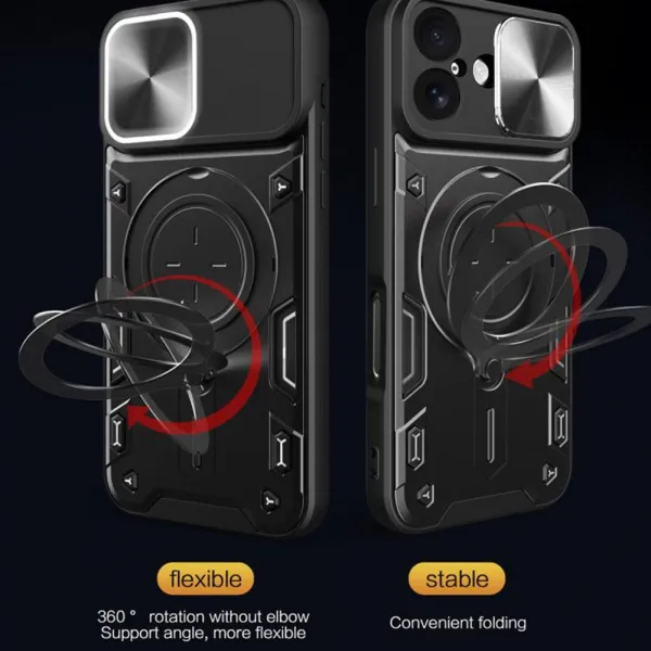 Techsuit CamGuard Pro, iPhone 17, modrý