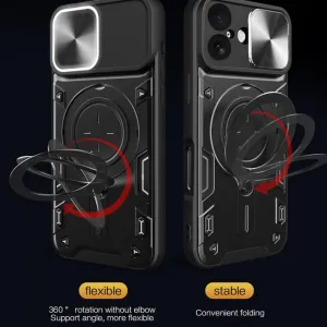 Techsuit CamGuard Pro, iPhone 17, modrý