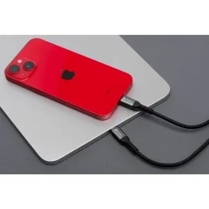 Forcell F-Energy kábel USB A - Lightning, 2,4A, 12W, 0,5 m, čierny