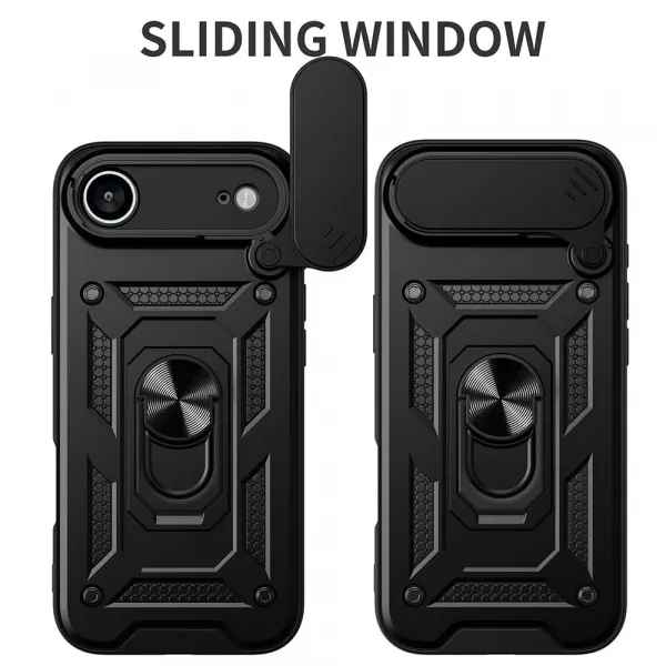 Techsuit CamShield, iPhone Air, čierne