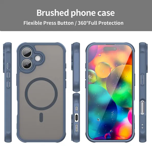 Techsuit HaloFrost II MagSafe, iPhone 17, modrý