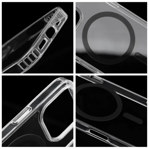 Drop Glue Colorful Ring Mag Cover s MagSafe, iPhone 17 Pro, čierny