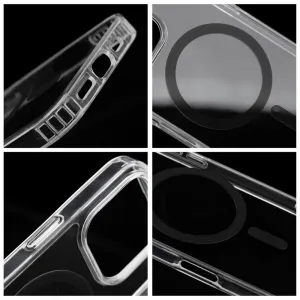 Drop Glue Colorful Ring Mag Cover s MagSafe, iPhone 17 Pro, čierny