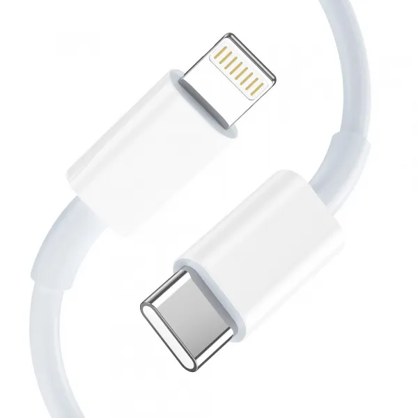 Tech-Protect NCA20 sieťová nabíjačka 20W PD QC + kábel Lightning, biela