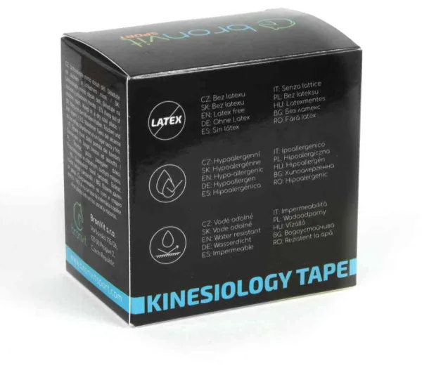 BronVit Sport Kinesio Tape classic modrá 5cmx6m