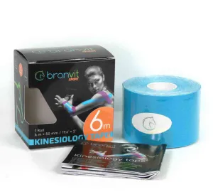 BronVit Sport Kinesio Tape classic modrá 5cmx6m