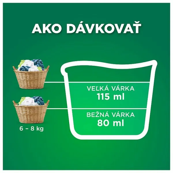 Ariel Tekutý prací prostriedok, 100 praní, Na farebnú bielizeň 1ks