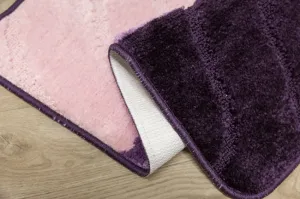 Sada kúpeľňových koberčekov FIORI fialová
