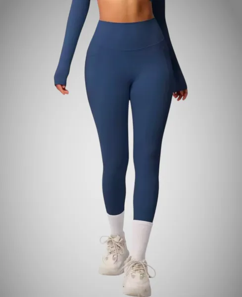 Legínovo Tmavo modré legíny s vreckom Veľkosť: L