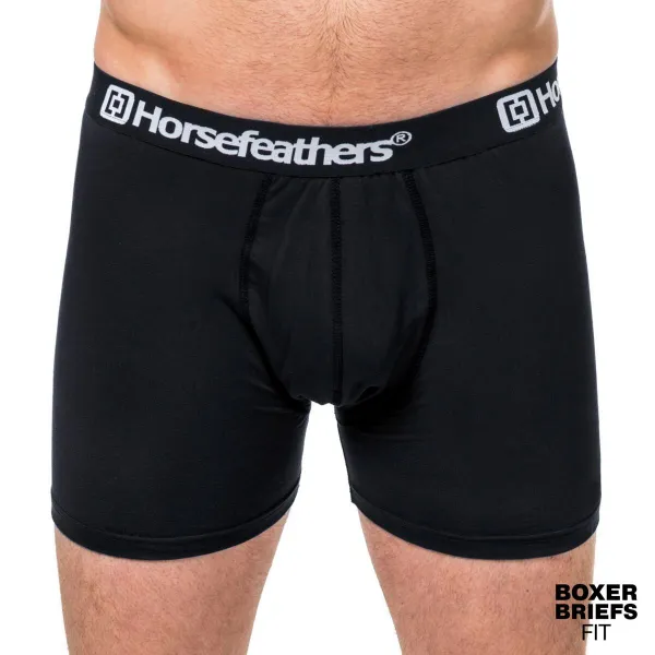HORSEFEATHERS Boxerky Sidney - bananas GRAY velikost M