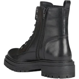 Black women's leather shoes Geox Iridea - Women's