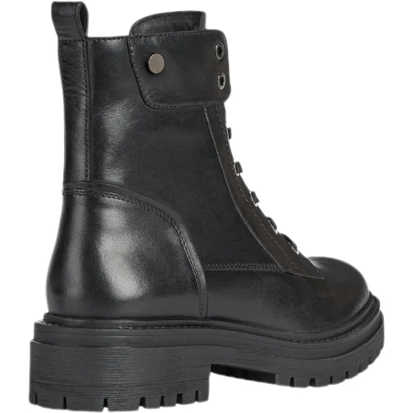 Black women's leather shoes Geox Iridea - Women's