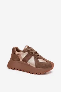 BIG STAR SHOES Dámske Zateplené Sneakersy Na Platforme Big Star