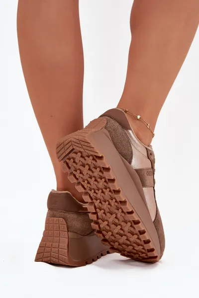 BIG STAR SHOES Dámske Zateplené Sneakersy Na Platforme Big Star
