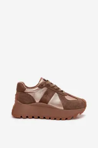 BIG STAR SHOES Dámske Zateplené Sneakersy Na Platforme Big Star