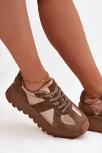 BIG STAR SHOES Dámske Zateplené Sneakersy Na Platforme Big Star