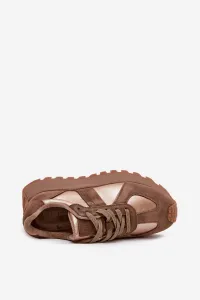 BIG STAR SHOES Dámske Zateplené Sneakersy Na Platforme Big Star