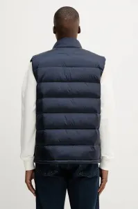 Páperová vesta Tommy Jeans tmavomodrá farba, zimná, DM0DM21777