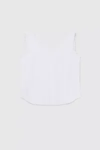 Marisse Women's Shirt L-Ko-4354 White