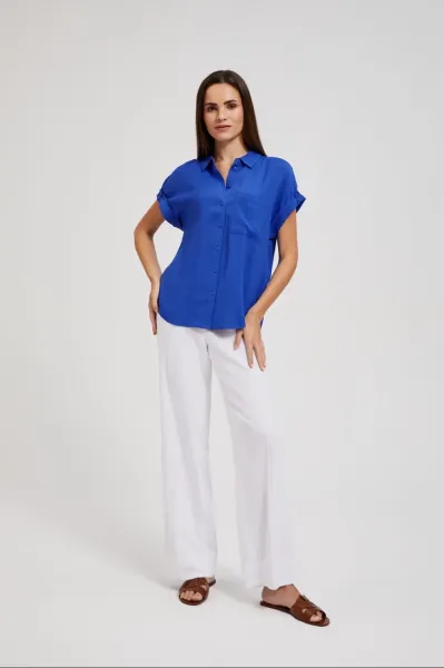 Marisse Women's Shirt L-Ko-4346 L.Navy